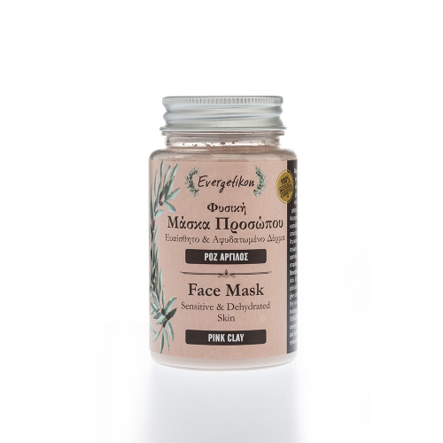 Natürliche Gesichtsmaske Rosa Tonerde für Empfindliche & dehydrierte Haut 90g