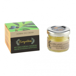 Kräuter-Augencreme mit Olivenöl, Myrte & Mandelöl von EVERGETIKON