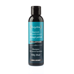Shampoo für fettiges Haar mit Olivenöl, Zitrone & Rosmarin von EVERGETIKON