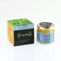 Foot Scrub with Thyme & Peppermint, Relaxation & Hydration 100ml